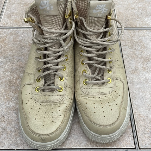 Nike SF-AF1 Mid Mushroom Light Bone Zip Sneakers main image 4
